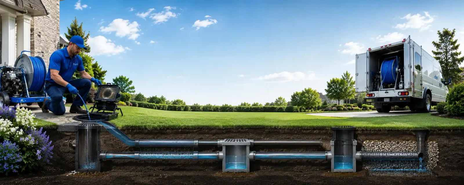 Outdoor drain cleaning information for Cooksburg, PA